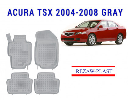 Custom Fit Carpet Floor Mats For Acura TSX 2004-2008 – 4-Piece Set – 3 Colors Available